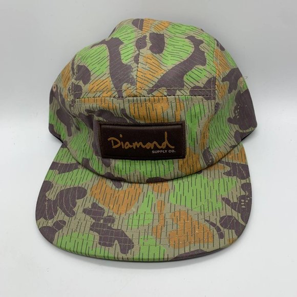 Diamond Supply Co. Camouflage Hat Strapback Cap‎ Men - Picture 1 of 6